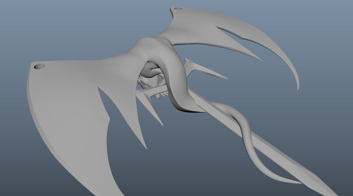 Necklace Orphen 3D print model_33