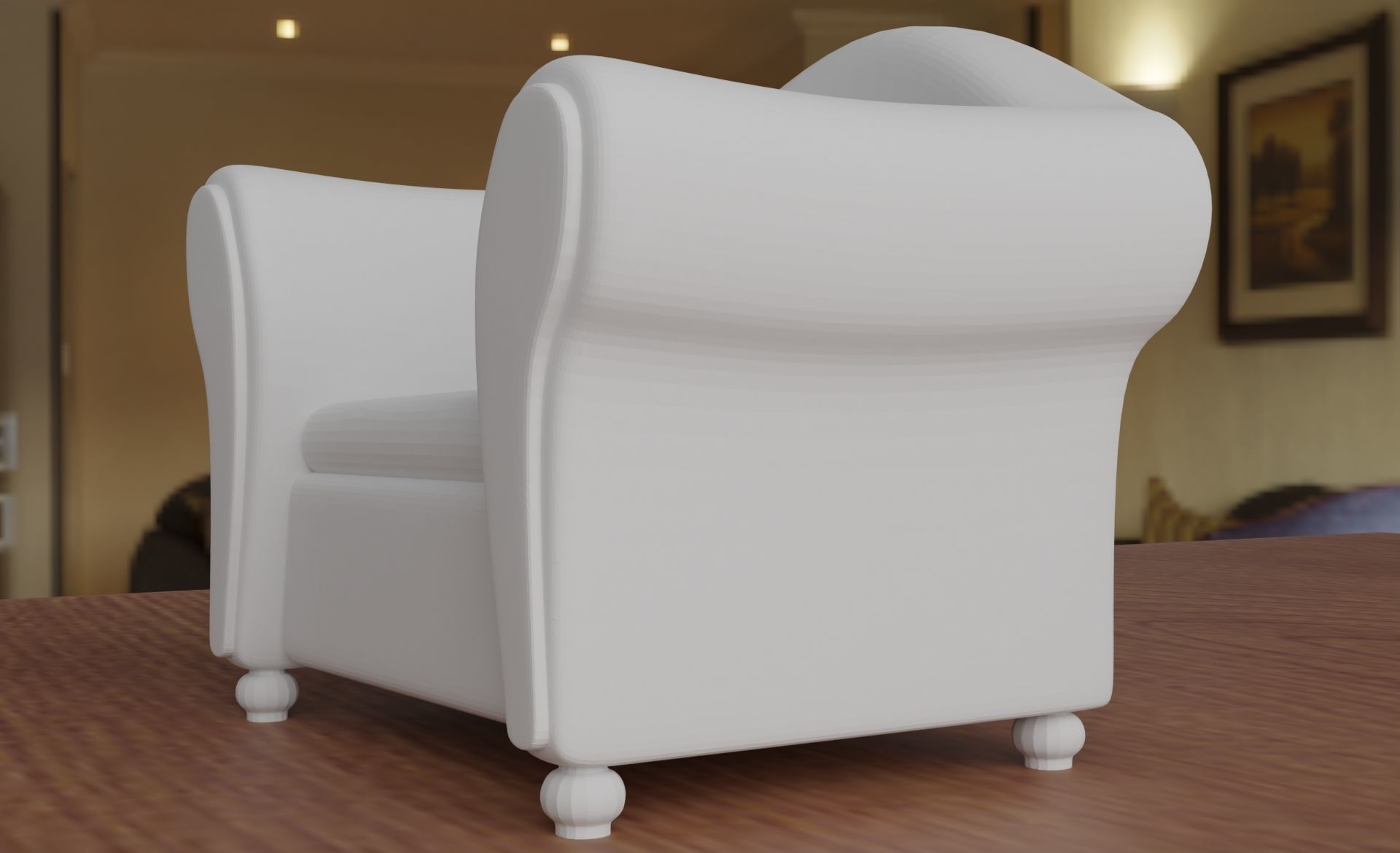 Sofa - Couch 3D print model_1