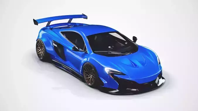 McLaren 650s Liberty Walk LB 3D model