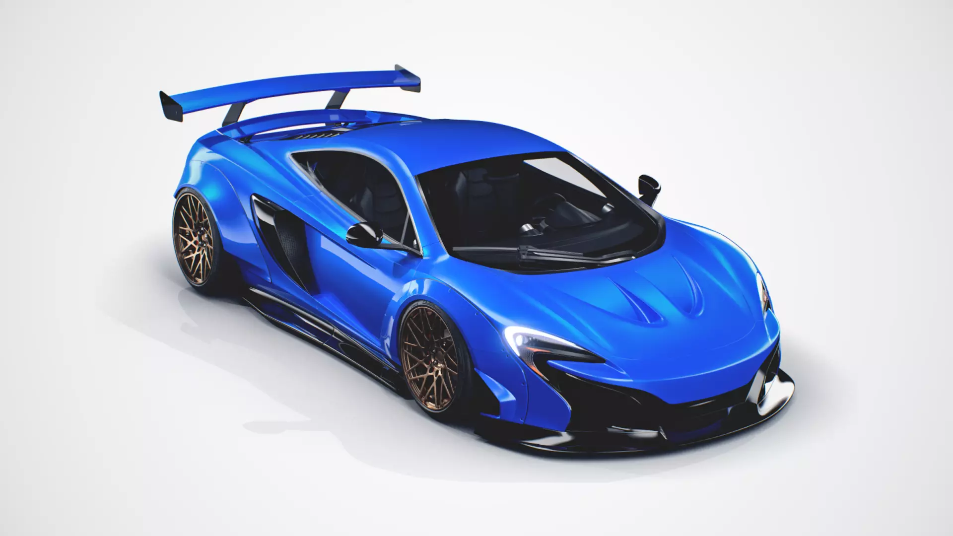 McLaren 650s Liberty Walk LB 3D model