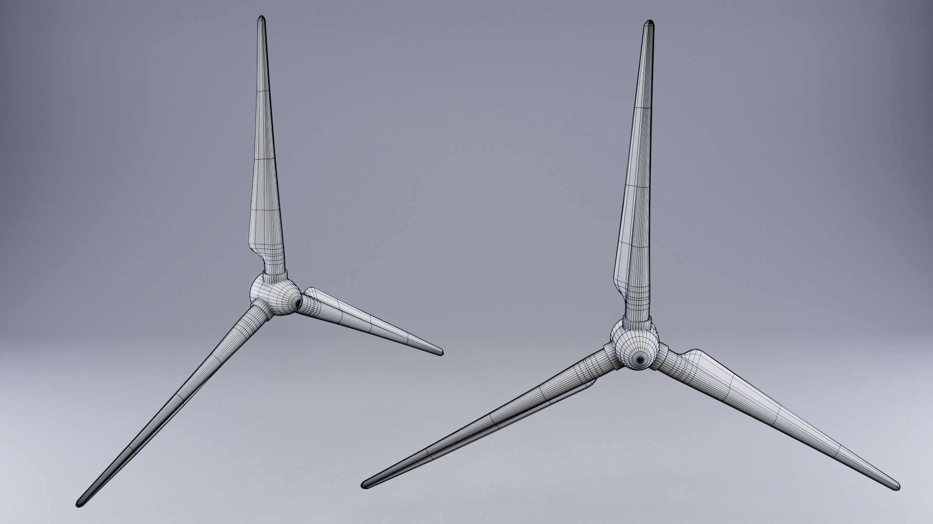 Wind Turbine 3D model_2