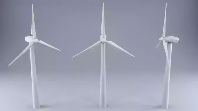 Wind Turbine 3D model