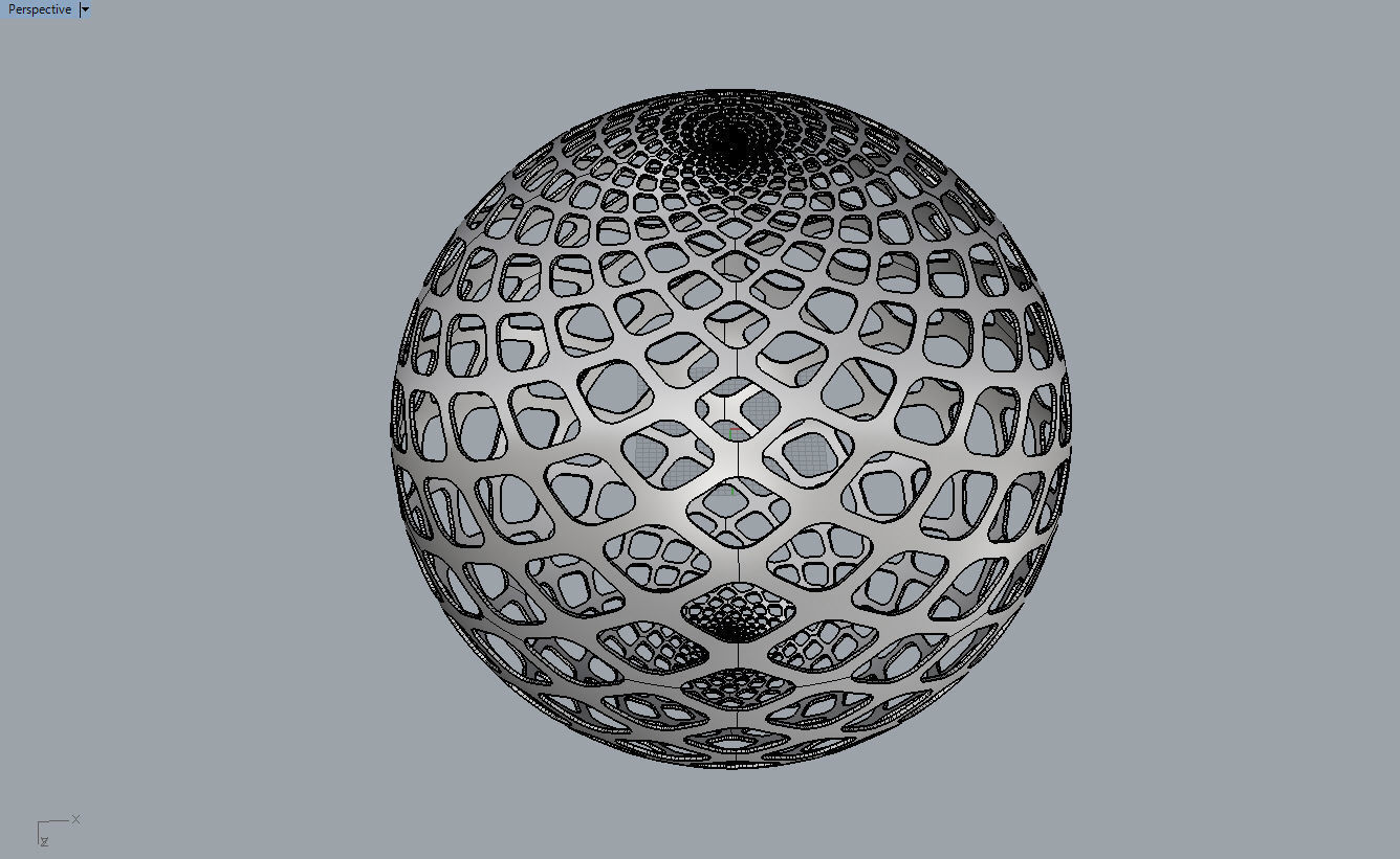 Fibonacci Lamp Shade 3D model_2