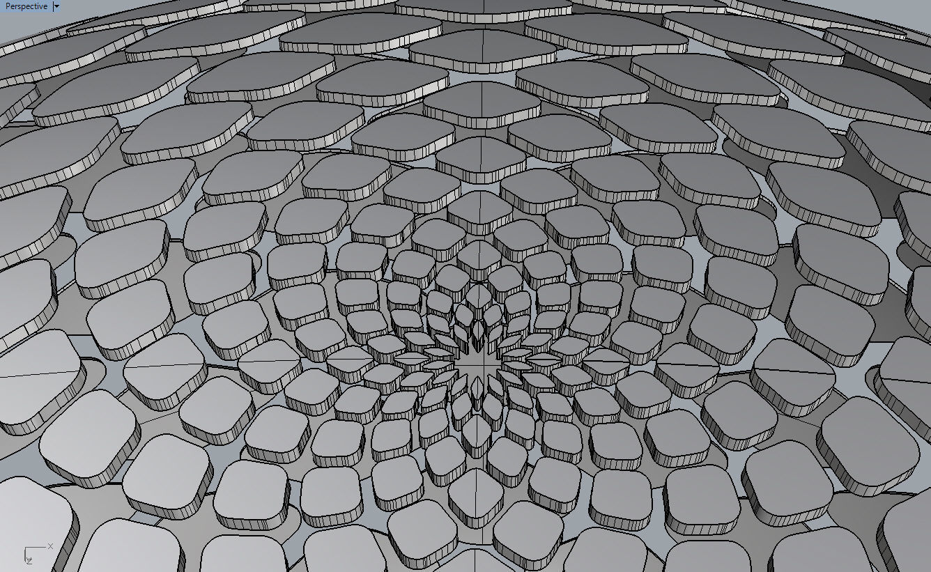 Fibonacci Lamp Shade 3D model_6