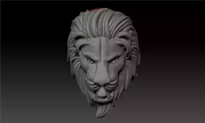  LION RING indu  3D print model