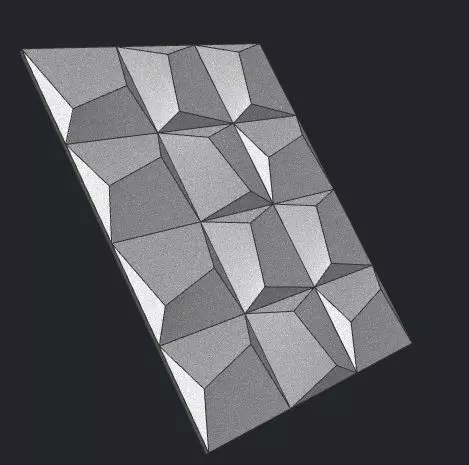 3d wall panel 3D model