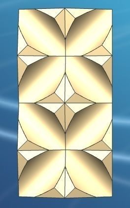 3d wall panel  3D model_1