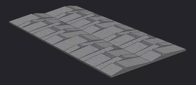 3d wall panel  3D model_0