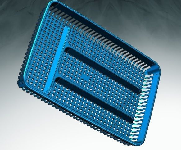 plastic tray model  3D model_2