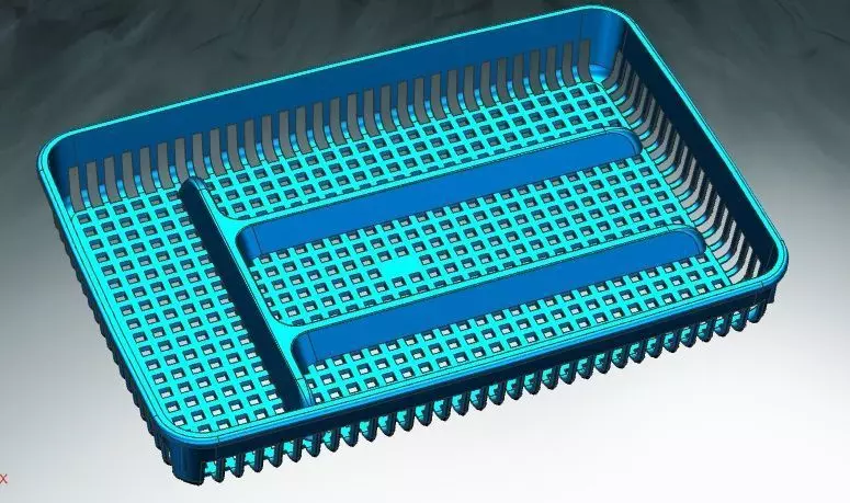 plastic tray model  3D model_0