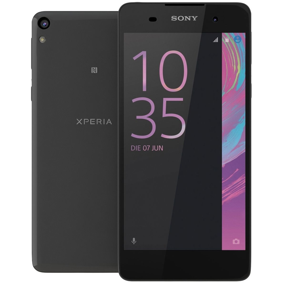 Sony Xperia E5 black 3D model_3