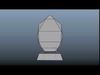 Crystal Glass Award Trophy 3D model_2