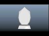 Crystal Glass Award Trophy 3D model_1
