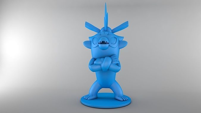 Thwackey Pokemon 3D Print File 3D print model