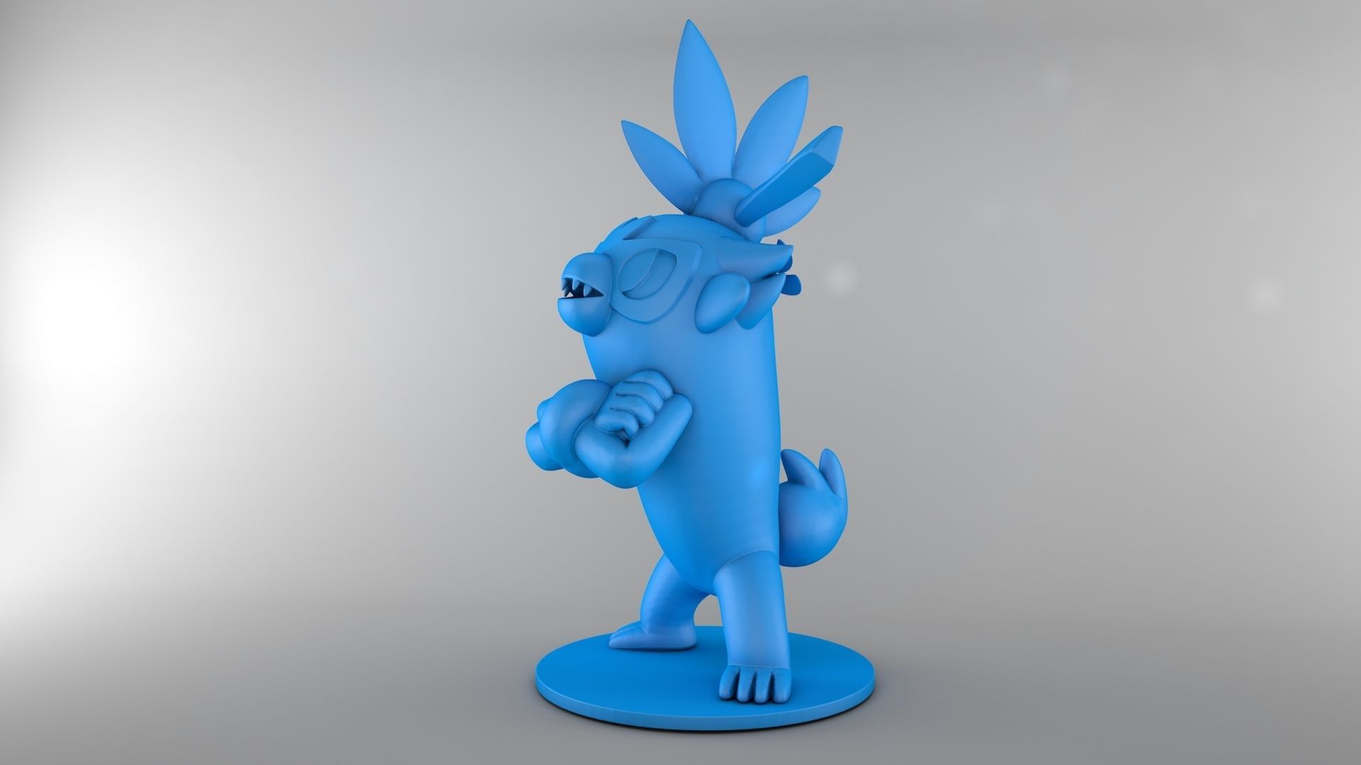 Thwackey Pokemon 3D Print File 3D print model_1