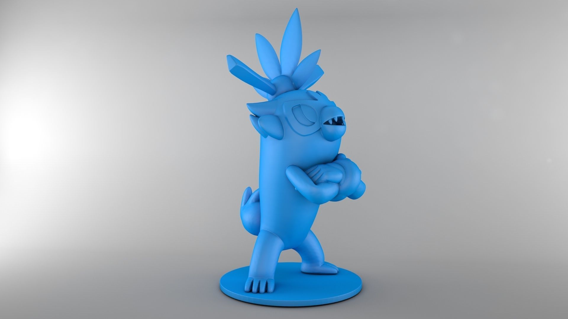 Thwackey Pokemon 3D Print File 3D print model_5