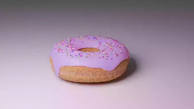 Doughnut donut with sprinkles