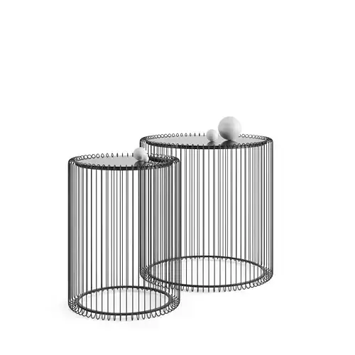 side table WIRE Kare Design 2-set