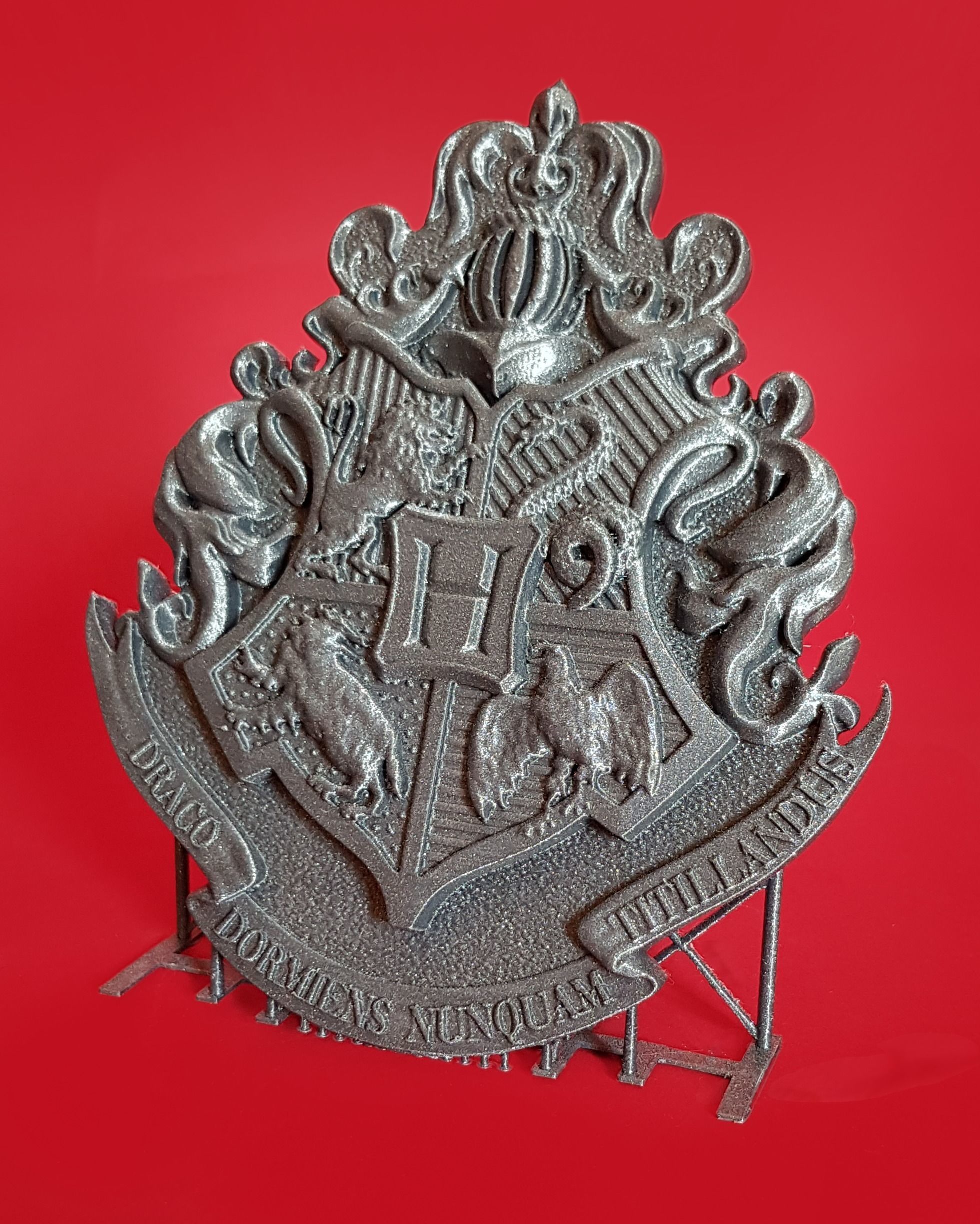 Hogwarts Crest 3D print model_21