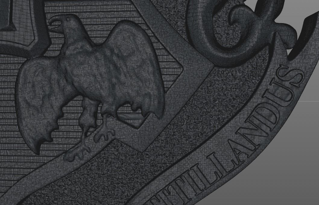 Hogwarts Crest 3D print model_13