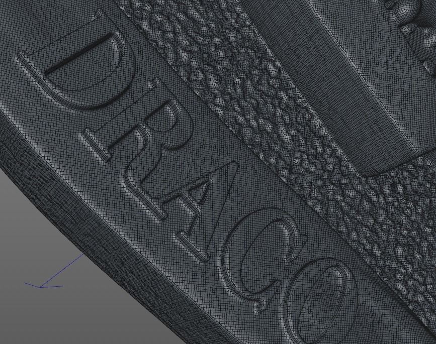 Hogwarts Crest 3D print model_10