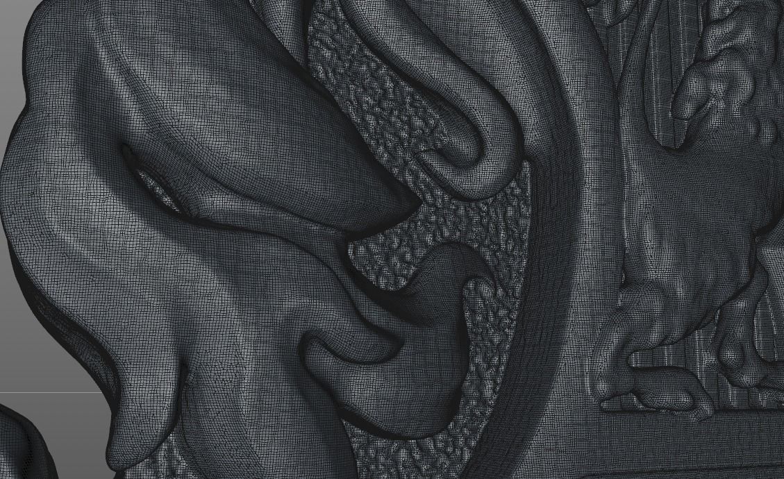 Hogwarts Crest 3D print model_11