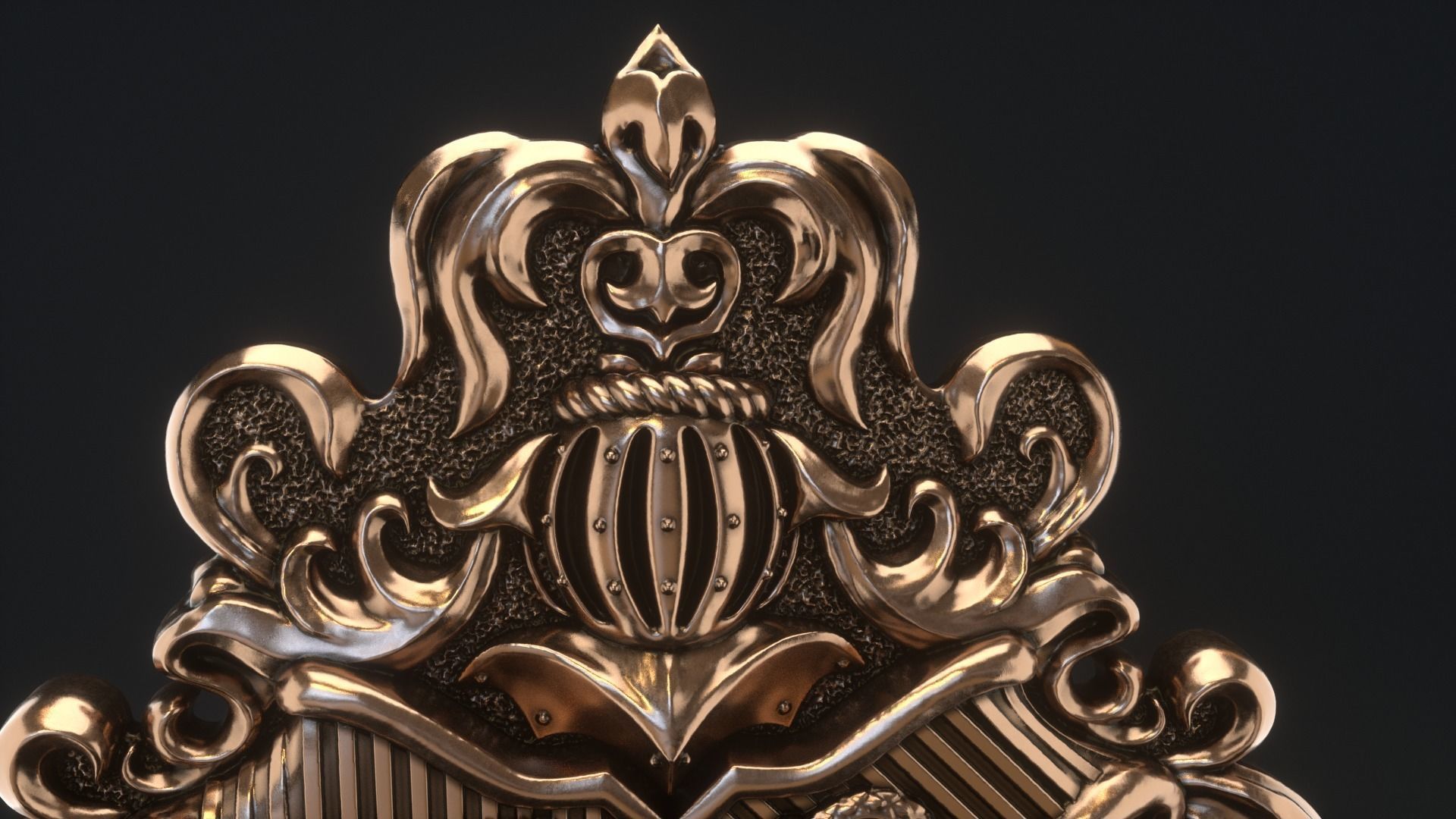 Hogwarts Crest 3D print model_5