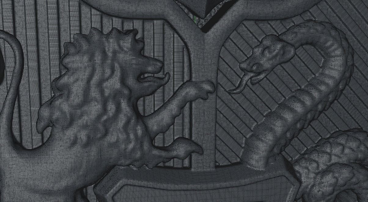 Hogwarts Crest 3D print model_12