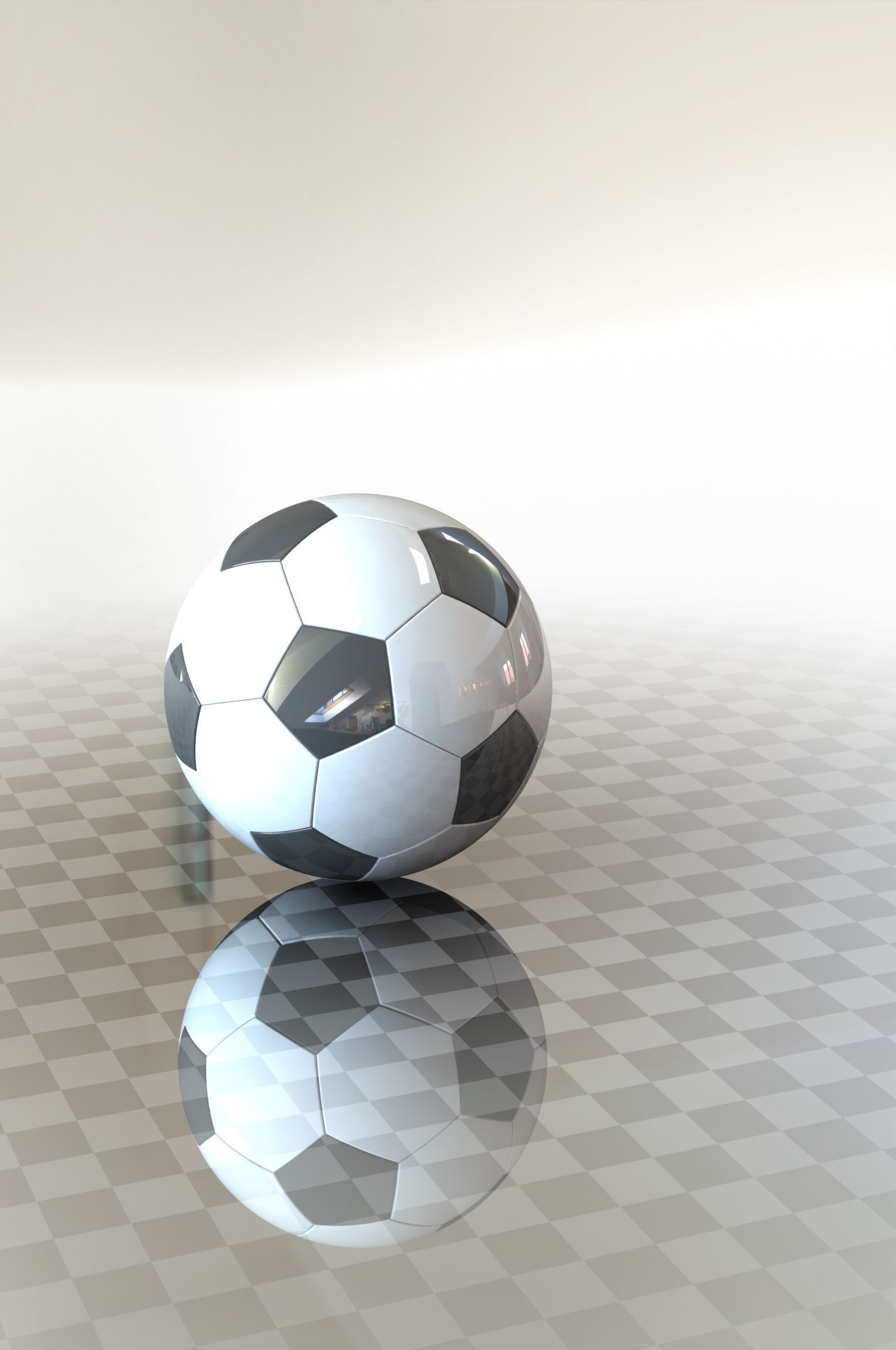 Soccer Ball Free 3D model_4