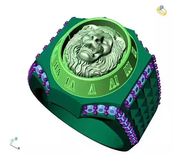 lion ring