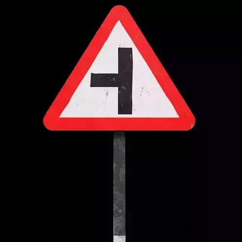 Side road left Roadside