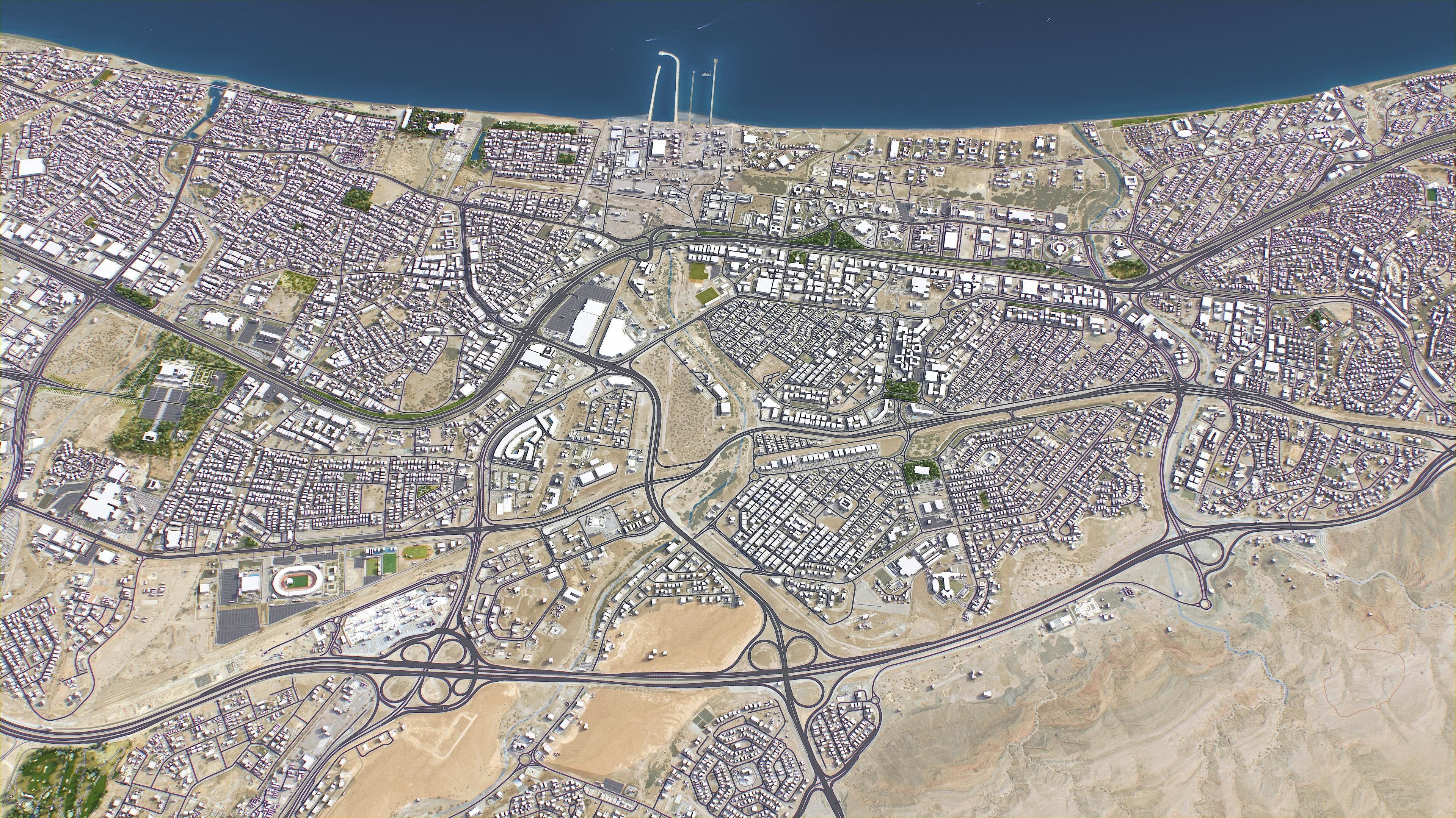 Muscat Low-poly 3D model_9