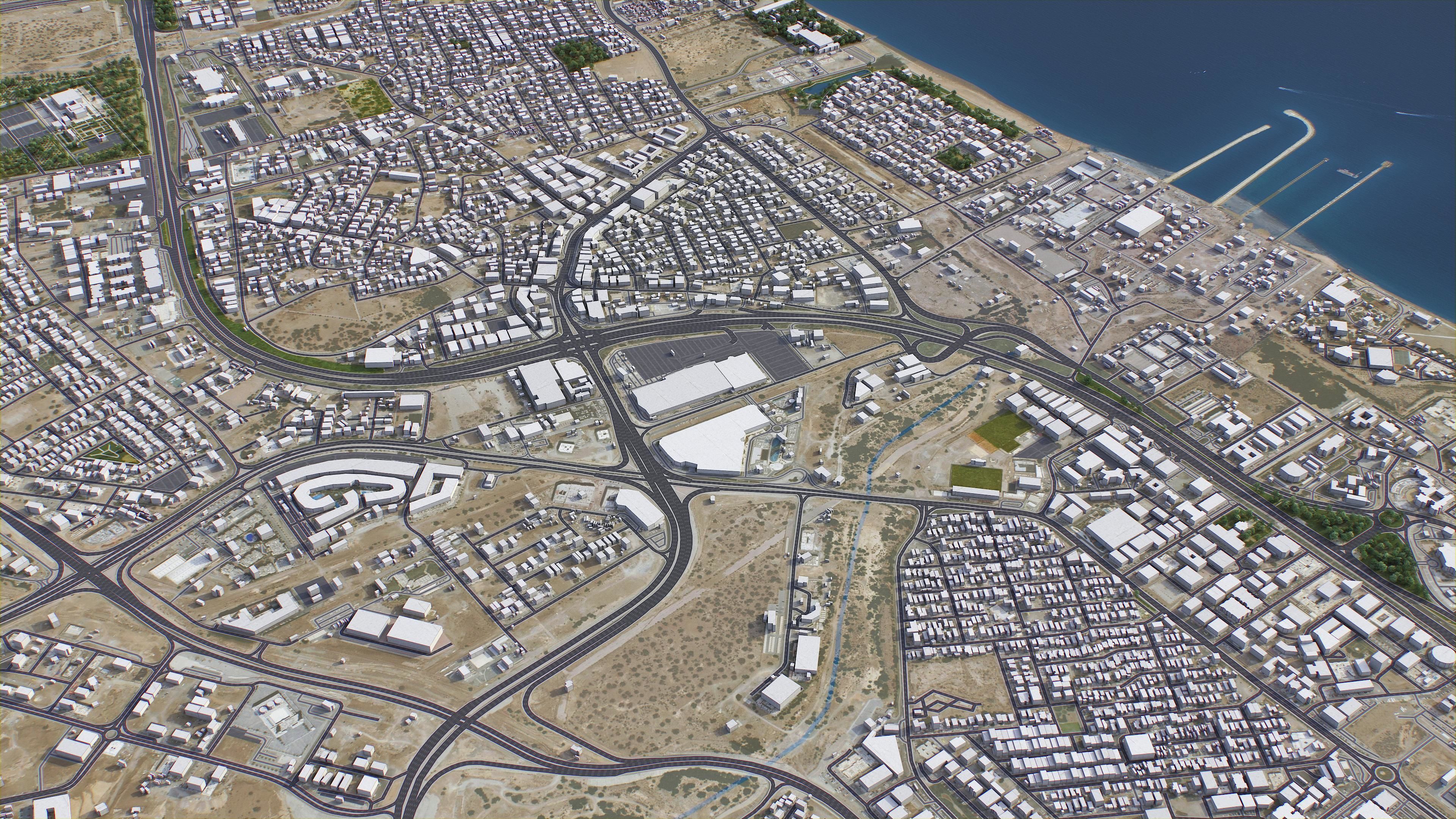 Muscat Low-poly 3D model_7