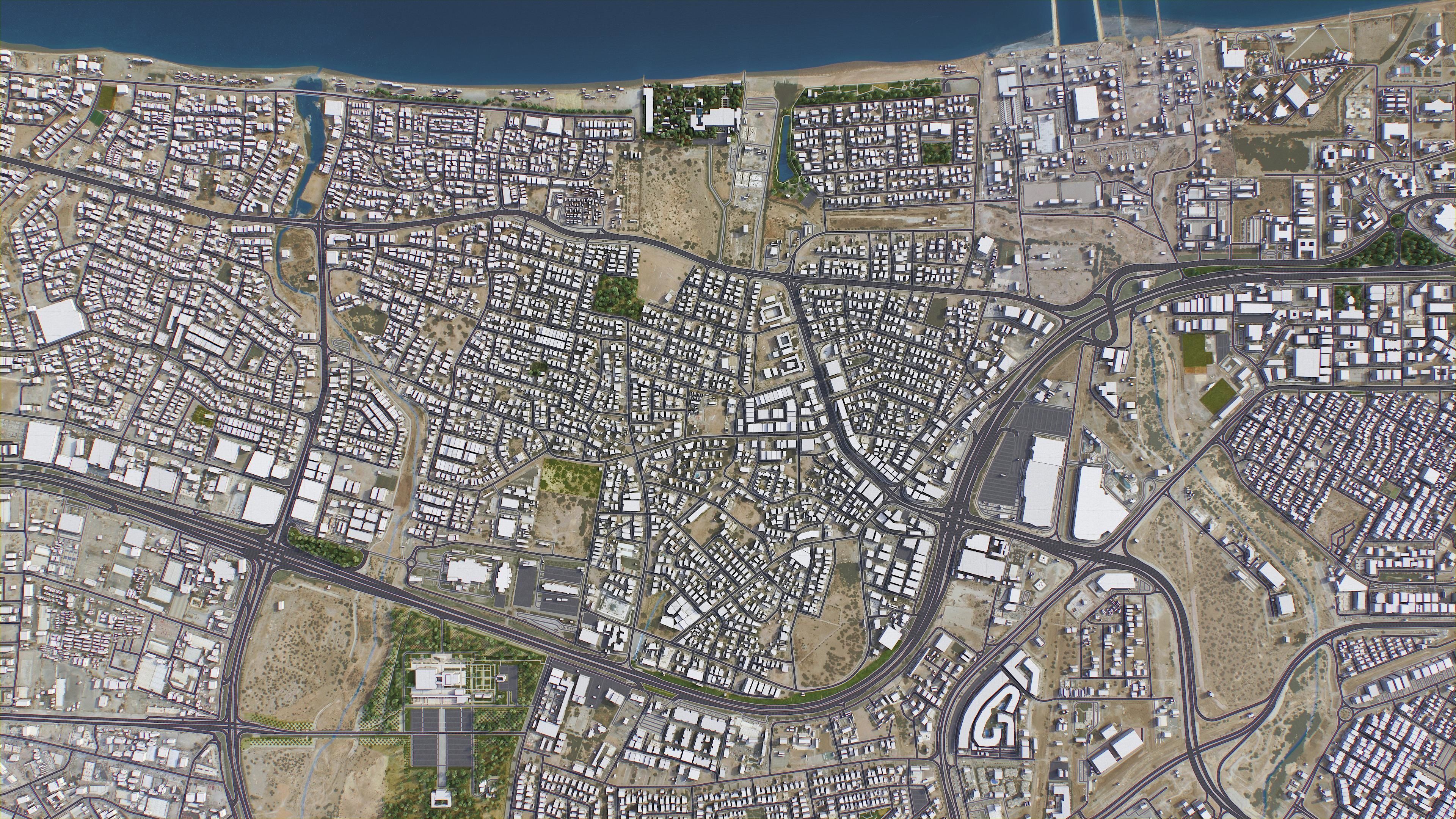 Muscat Low-poly 3D model_8