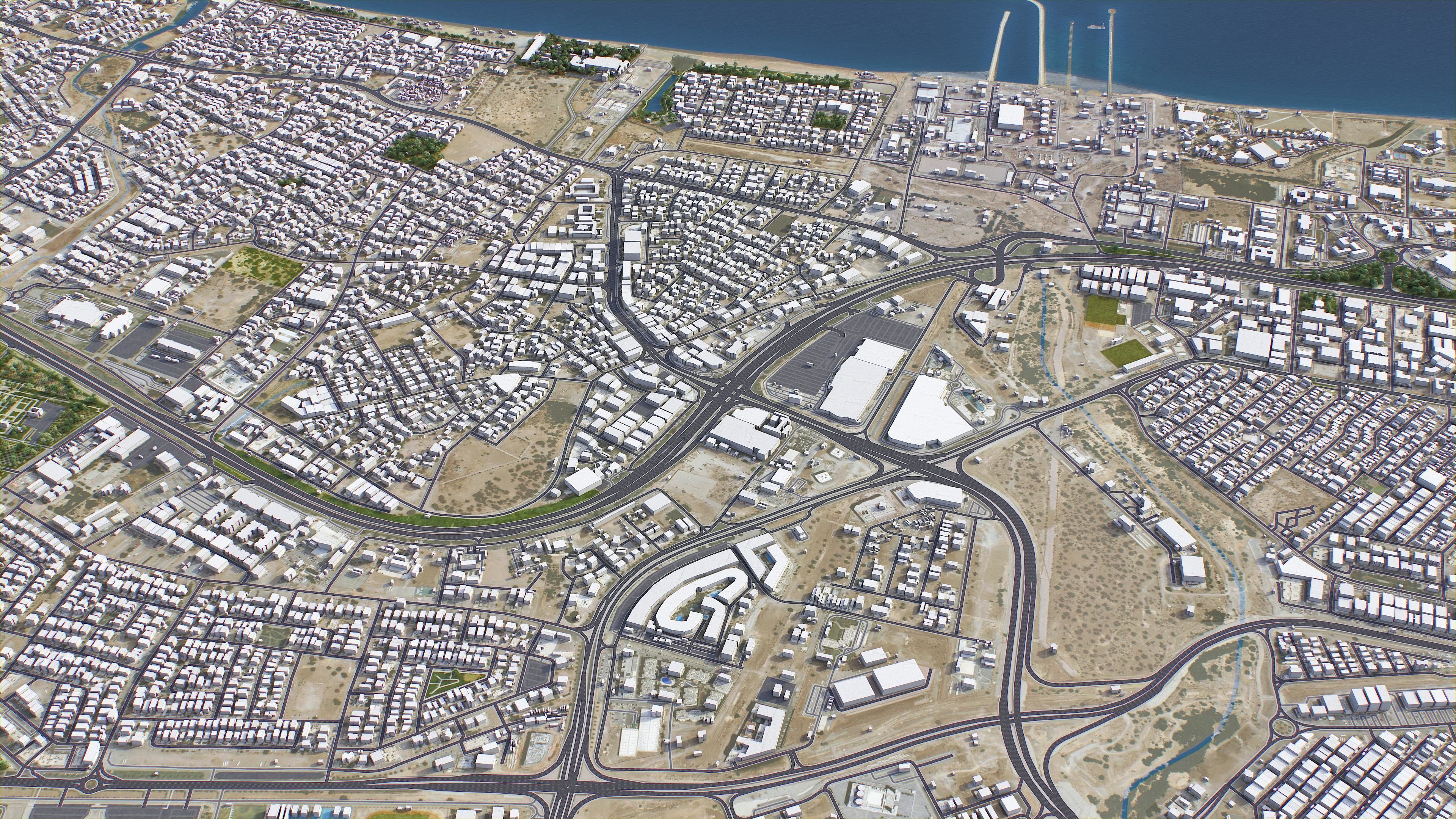 Muscat Low-poly 3D model_4