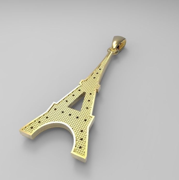 Eiffel tower 3D print model_4