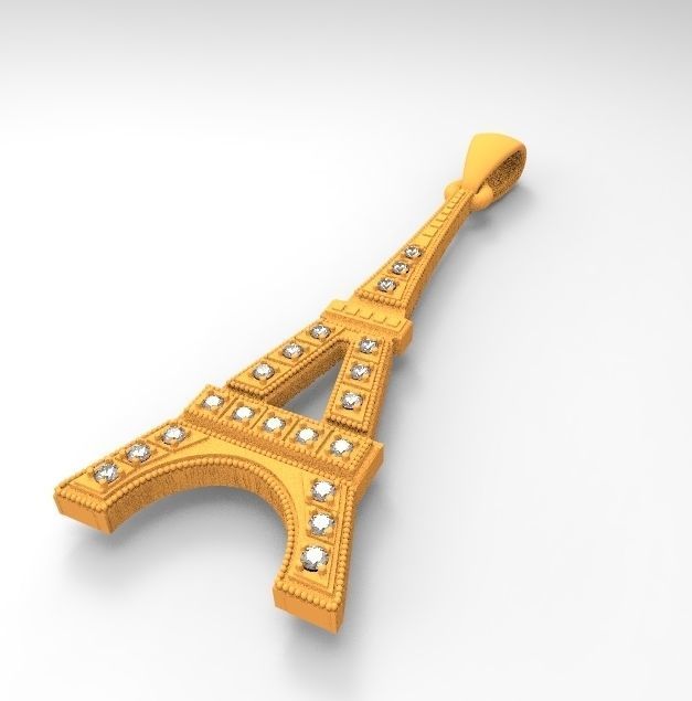 Eiffel tower 3D print model_1