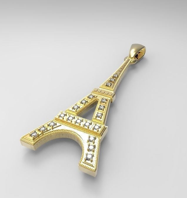 Eiffel tower 3D print model_2