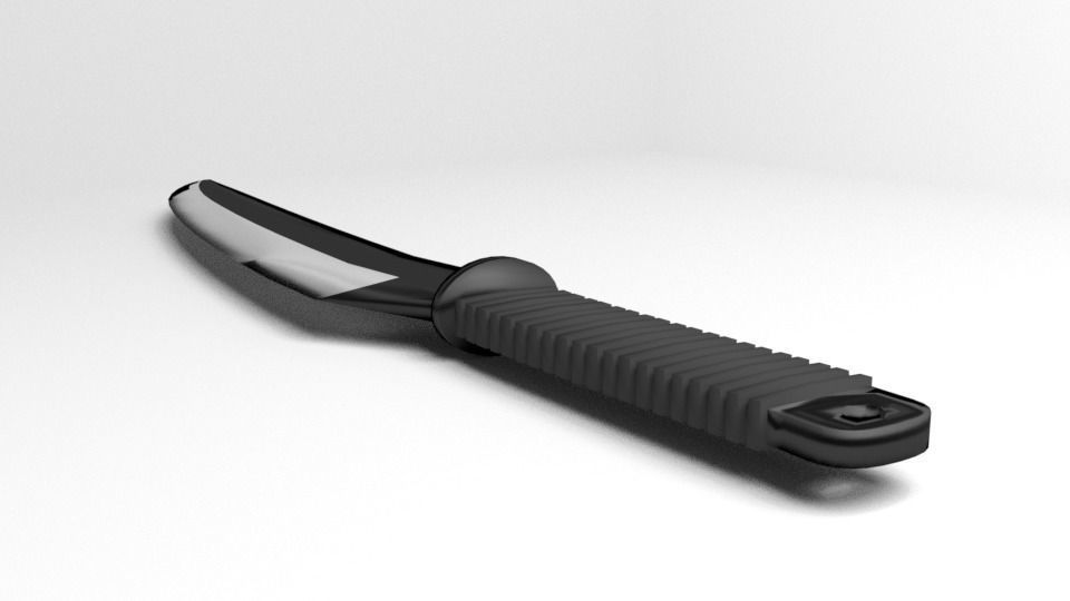 Machete 2 knife 3D model_3