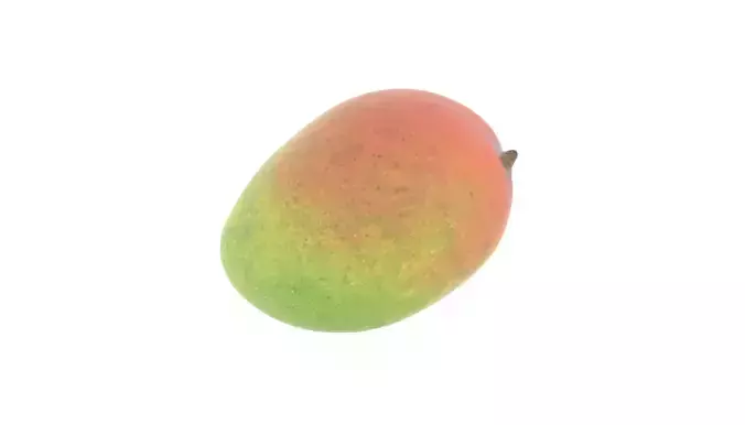 Mango Fruit 3D model Photoscan Low-poly 3D model