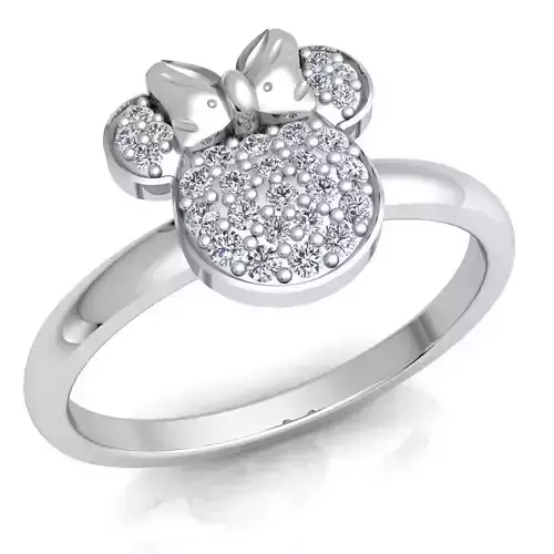 Cartoon Diamond Ring 