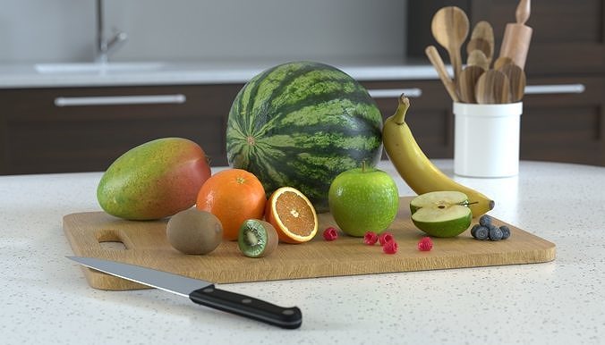3D Fruit Models  Photoscan 3D Model Collection