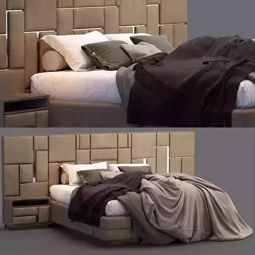 bed Visionnaire Beloved 3D model