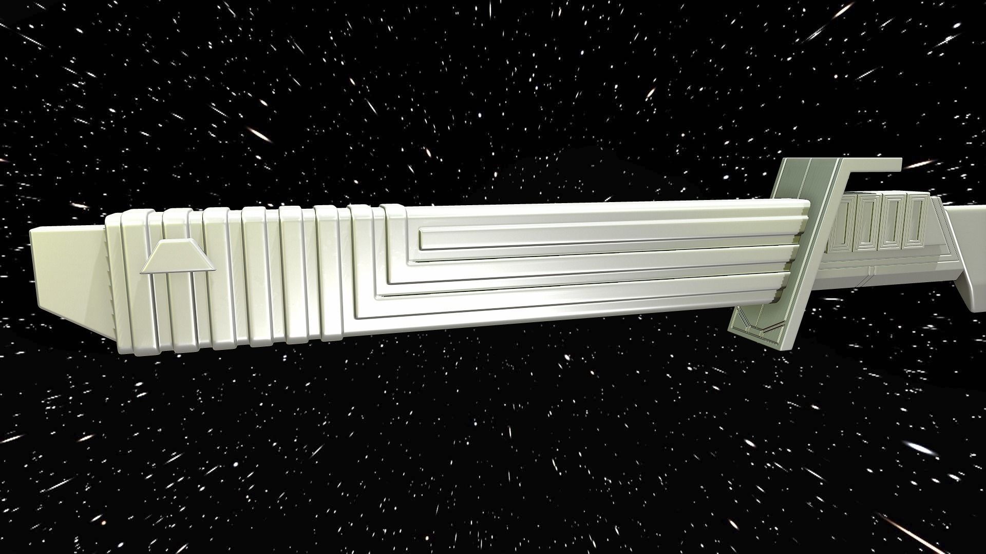 Dark Saber - Mandalorian Sword 3D print model_5