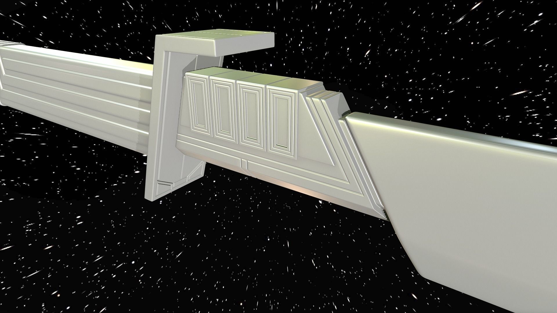 Dark Saber - Mandalorian Sword 3D print model_6