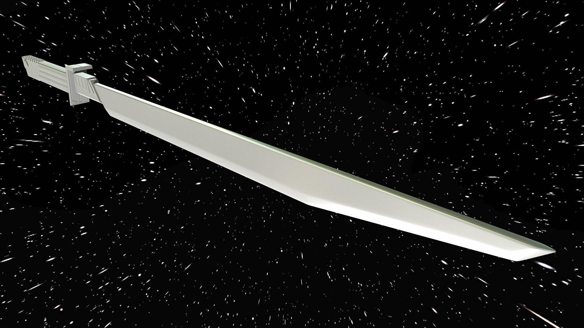 Dark Saber - Mandalorian Sword 3D print model_4