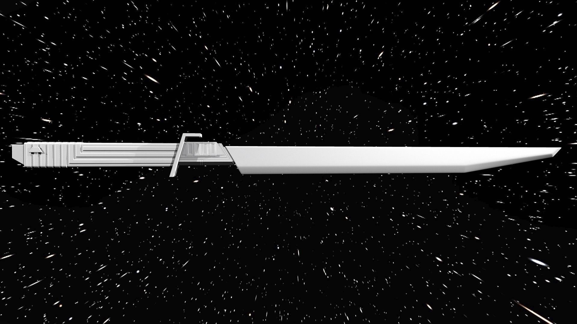 Dark Saber - Mandalorian Sword 3D print model_2