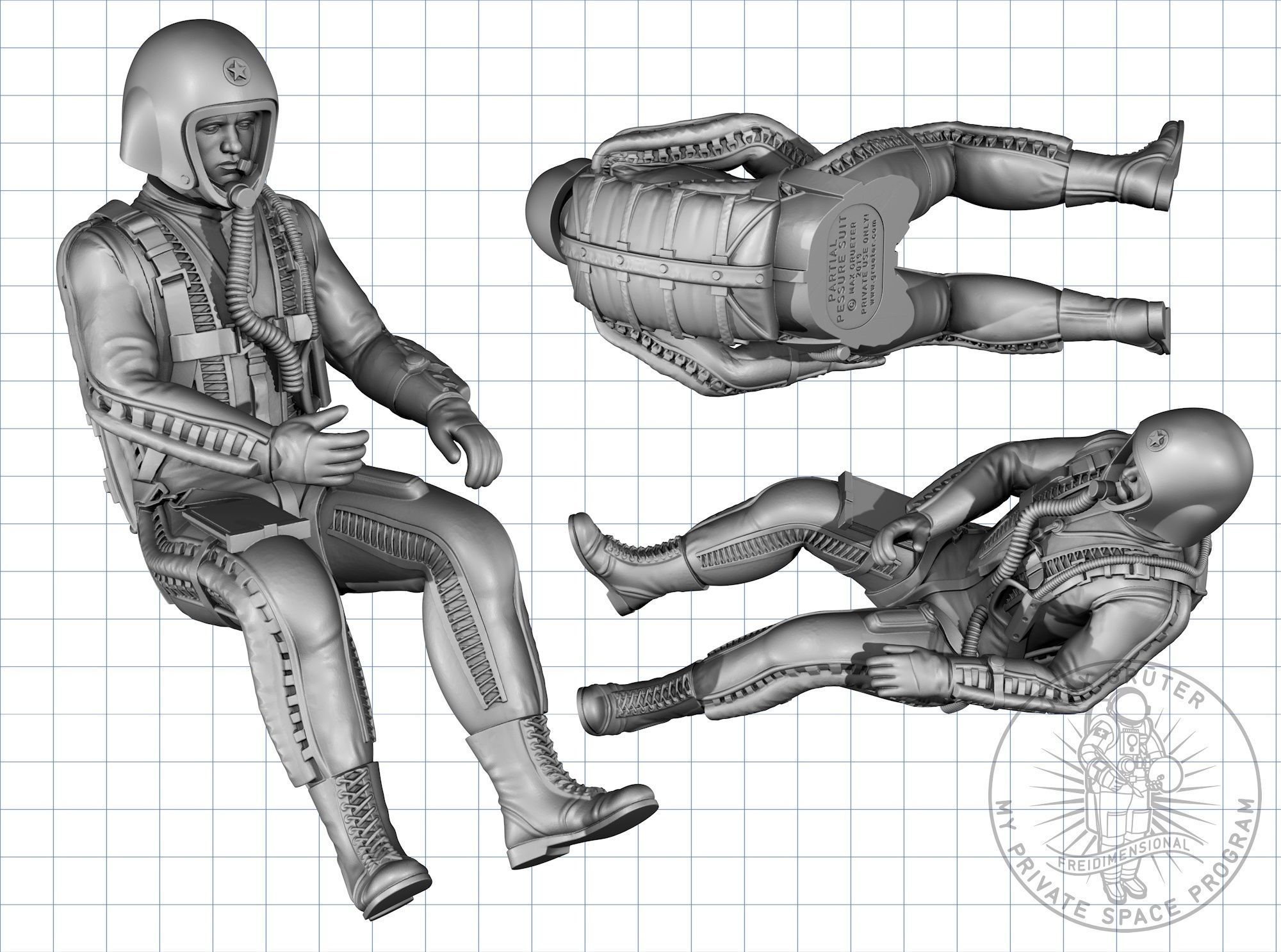 X-Plane Pilot 3D print model_1