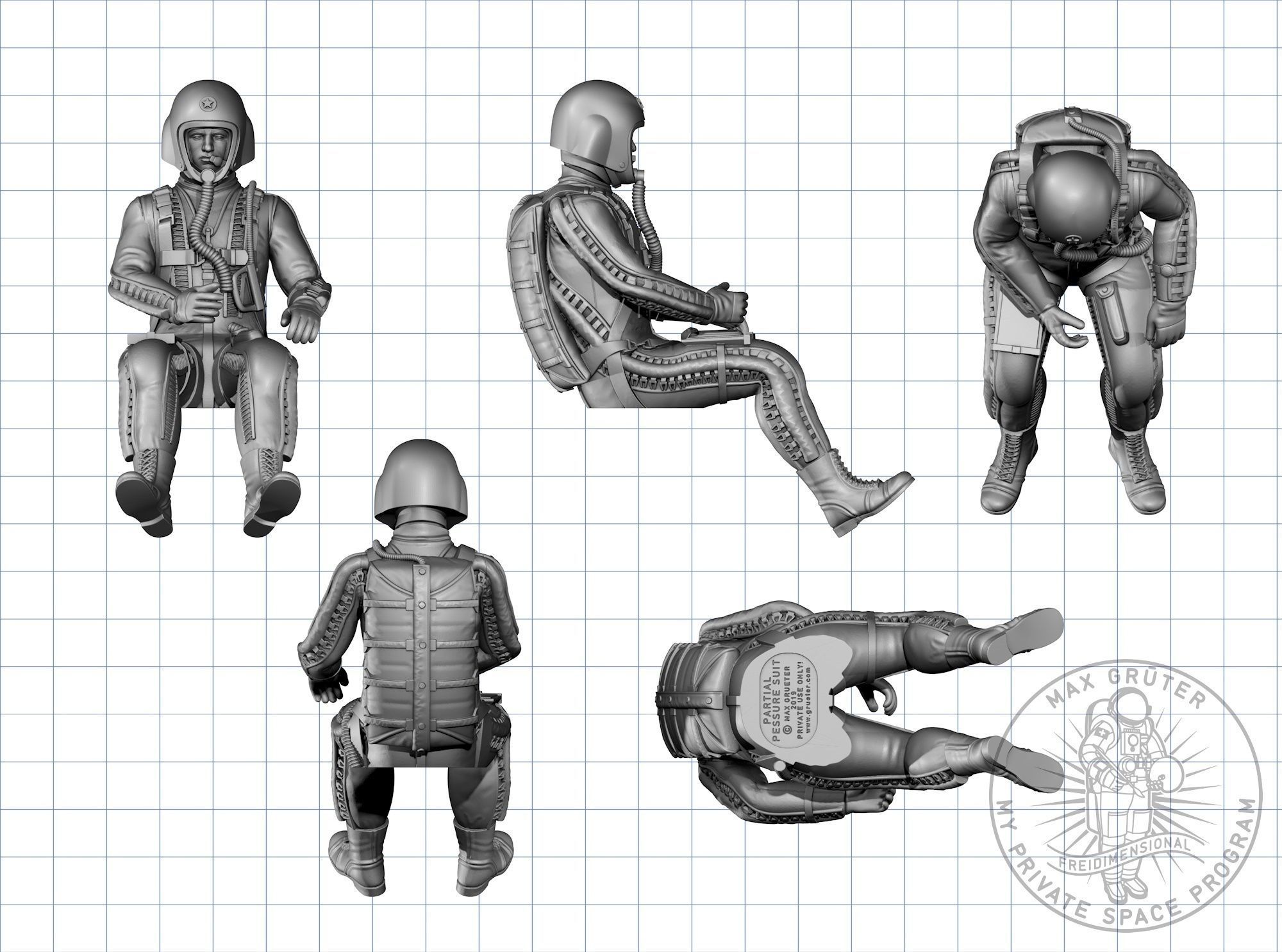 X-Plane Pilot 3D print model_2