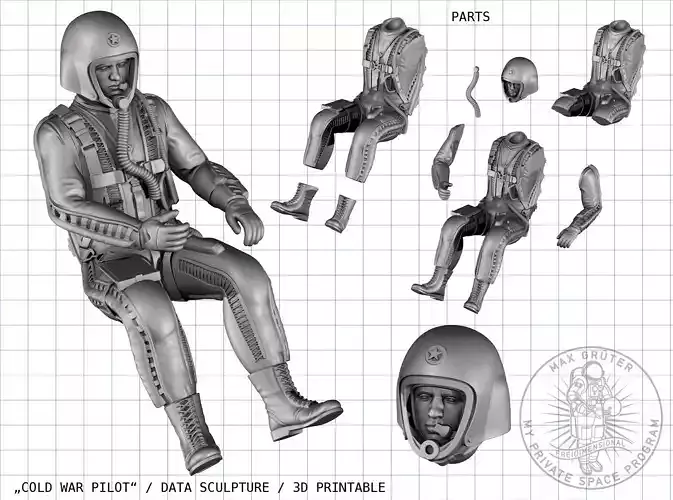 X-Plane Pilot 3D print model